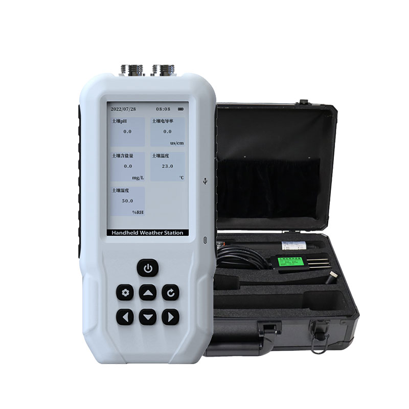 土壤溫濕度電導率含鹽量測定儀